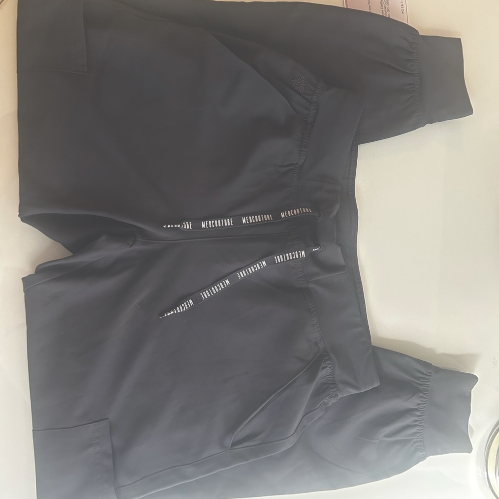 COPY - Small charcoal gray Med couture insight joggers. Worn once